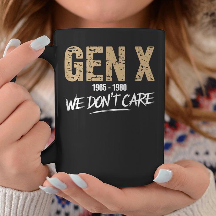 Gen X 1965-1980 We Don't Care Generation Xintage Tassen Lustige Geschenke