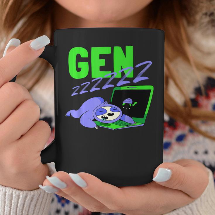 Gen Z Slogan Sleeping Fault Gen Zzz Generation Z Tassen Lustige Geschenke