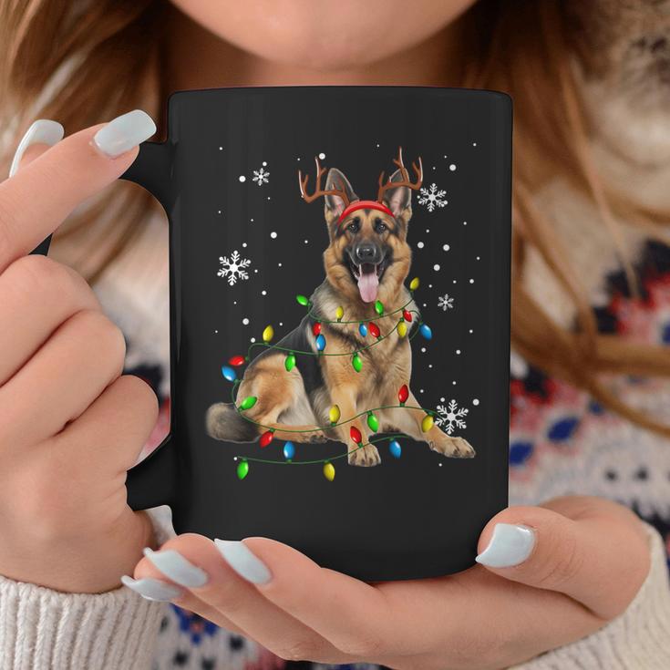 German Shepherd Christmas Tree Lighting Pyjamas Dog Lover Christmas Tassen Lustige Geschenke