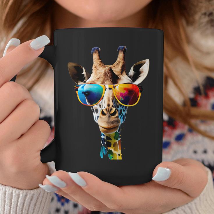 Giraffe With Sunglasses Tassen Lustige Geschenke