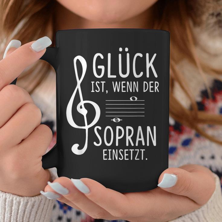 Glück Ist Wenn Der Soprano Insert Choir Singer Tassen Lustige Geschenke