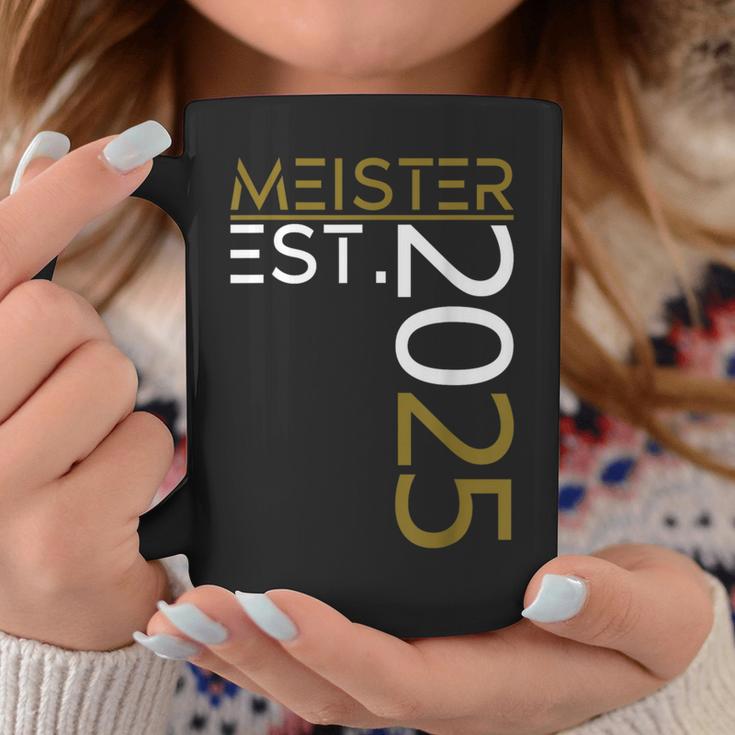 Graduation Master Est 2025 Golden Outfit Master Exam Tassen Lustige Geschenke