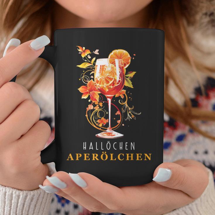 Hallöchen Aperölchen Outfit Sommer Party Cocktail Spritz Tassen Lustige Geschenke