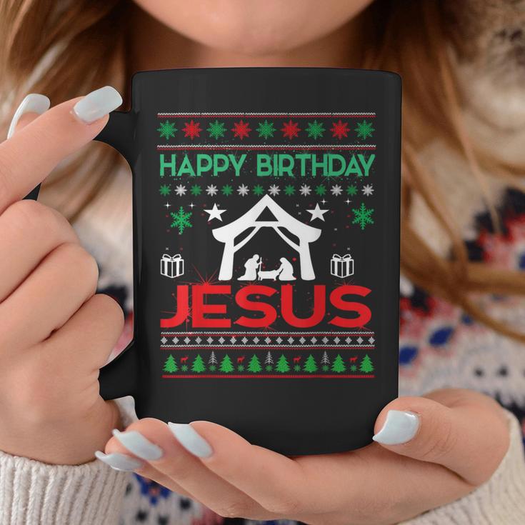 Happy Birthday Jesus Ugly Christmas Jumper Tassen Lustige Geschenke