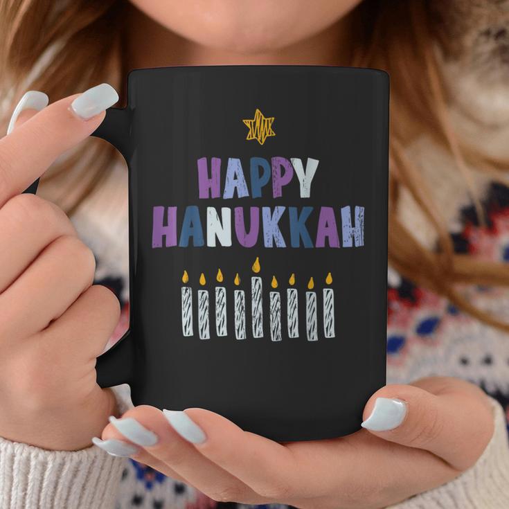 Happy Hanukkah Distressed Hanukkah Tassen Lustige Geschenke