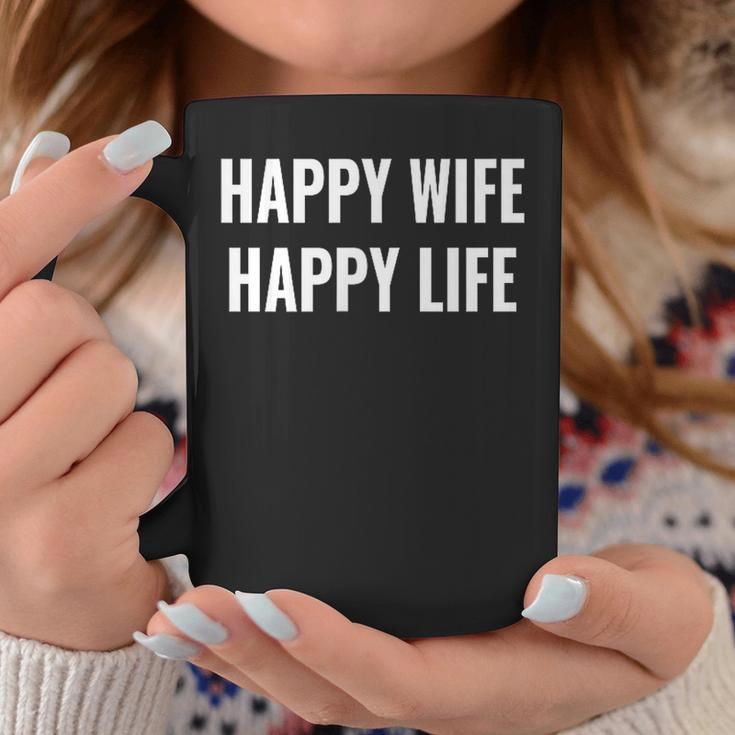 Happy Wife Happy Life Für Gute Ehemänner Tassen Lustige Geschenke