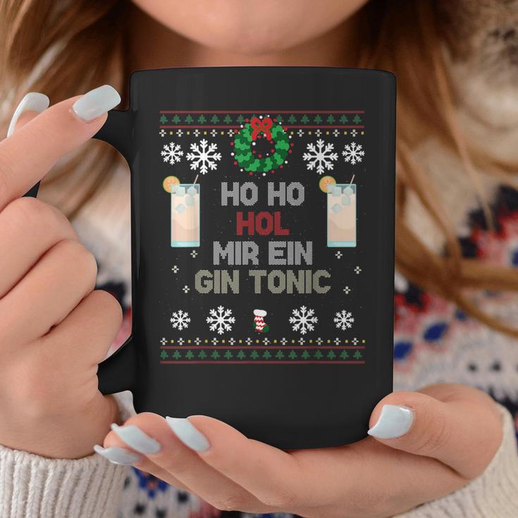 Ho Ho Hol Me A Gin Tonic Costume Christmas Tassen Lustige Geschenke