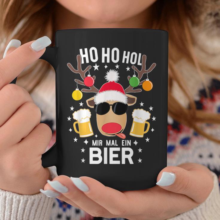 Ho Ho Hol Mir Mal Ein Bier Reindeer Christmas Tassen Lustige Geschenke