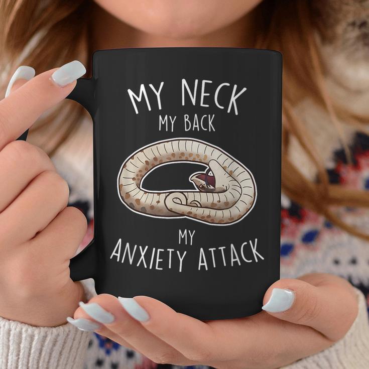Hognose Snake My Neck My Back Cute Pet Reptile Lover Graphic Print Coffee Mug Unique Gifts