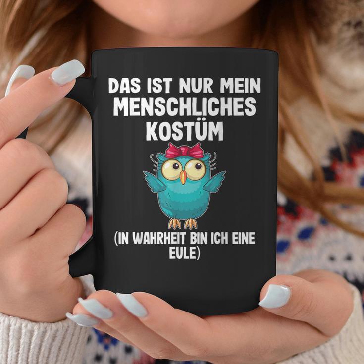 This Is My Human Costume Owl Tassen Lustige Geschenke