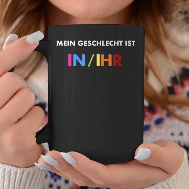 Humorous Statement My Gender Is InIhr Tassen Lustige Geschenke