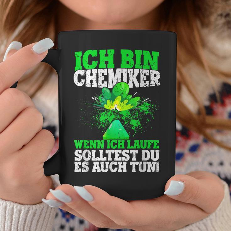 Ich Bin Chemiker Wenn Ich Laufe Solltest Du Es Auch Tun S Tassen Lustige Geschenke