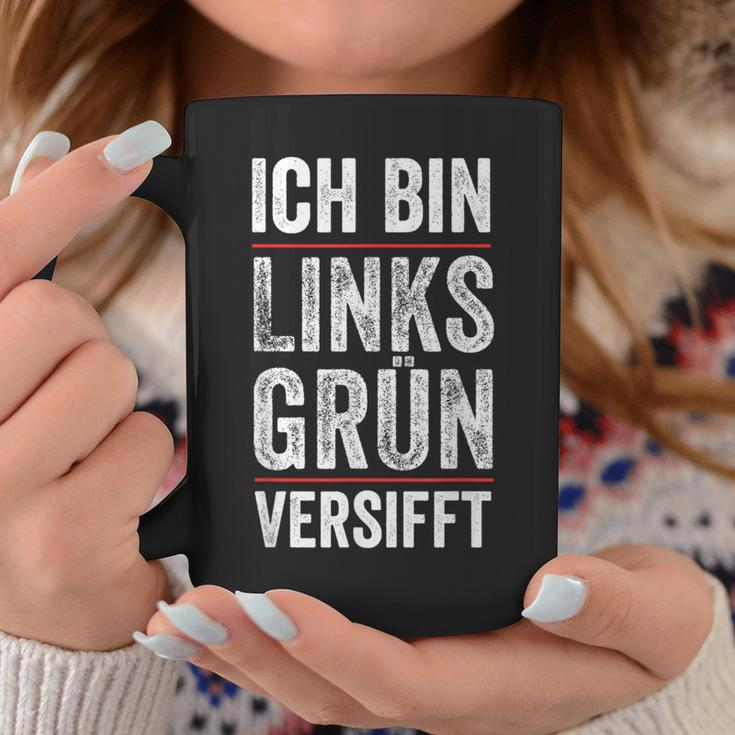 Ich Bin Links Grünversifft Gutmensch I'm Tassen Lustige Geschenke