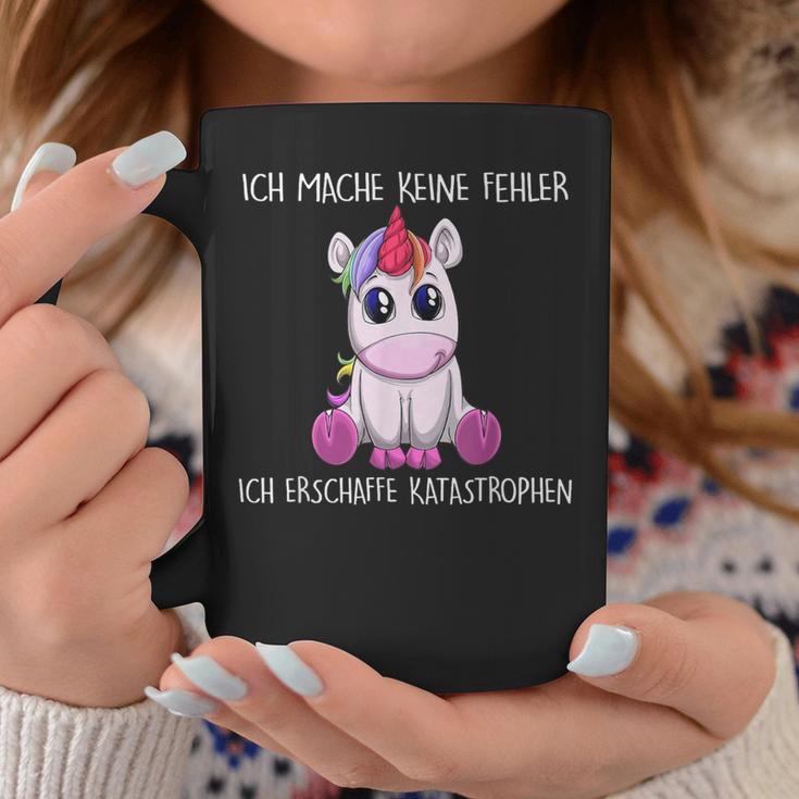 Ich Mache Keine Fehler Ich Erschaffe Katastrophen Einhorn Tassen Lustige Geschenke