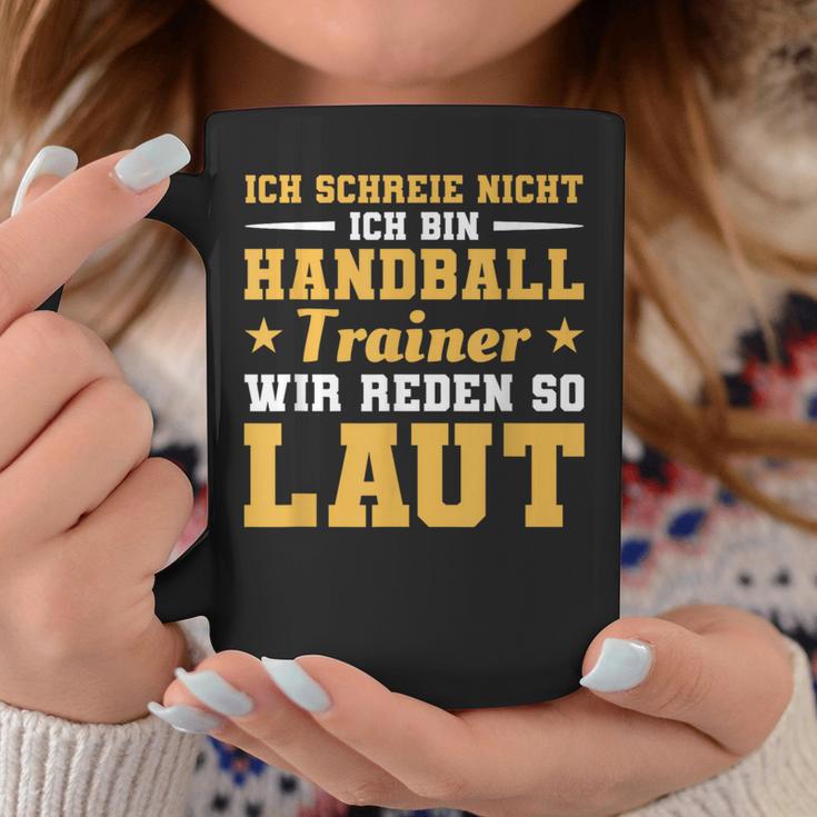 Ich Schreie Nicht Ich Bin Handball Trainer Tassen Lustige Geschenke