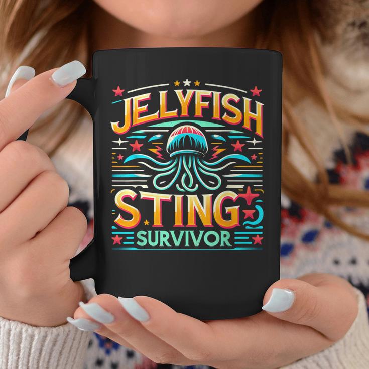 Jellyfish Sting Survivor Tassen Lustige Geschenke