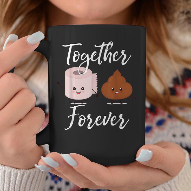 Kacke Together Forever Toilet Roll Poop Tassen Lustige Geschenke