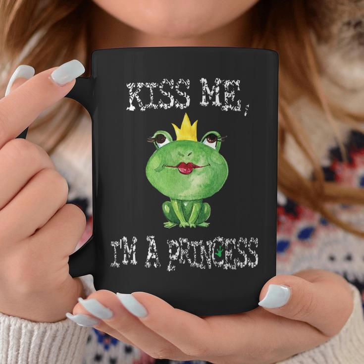 Kiss Me I'm A Princess Frog Tassen Lustige Geschenke