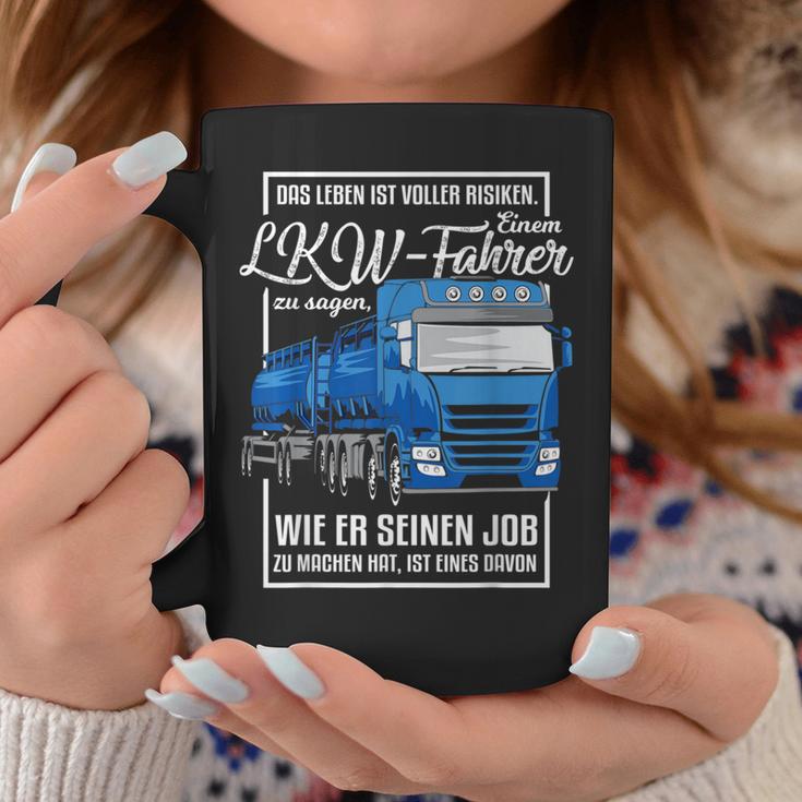 Lorry Motif With Saying For Truck Driver Tassen Lustige Geschenke