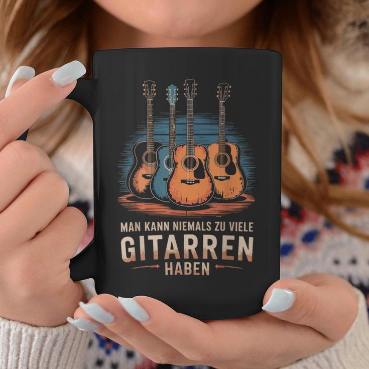 Man Kann Niemals Zuiele Gitarren Haben Gitarrist Tassen Lustige Geschenke