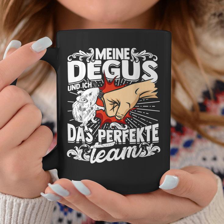 Meine Degus And Ich Das Perfekte Team Shrauchrat Degu Tassen Lustige Geschenke