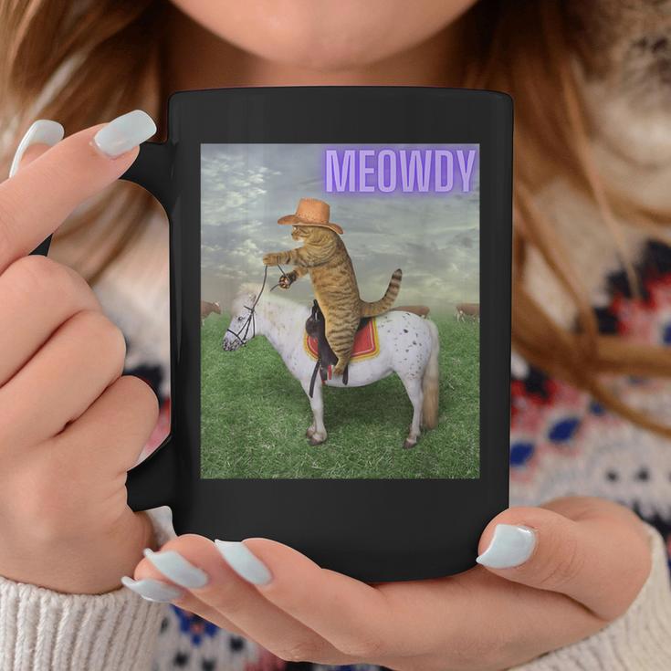 Meowdy Meme Cat And Pony Tassen Lustige Geschenke