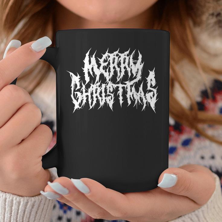 Merry Christmas Death Metal Metal Goth Xmas Tassen Lustige Geschenke