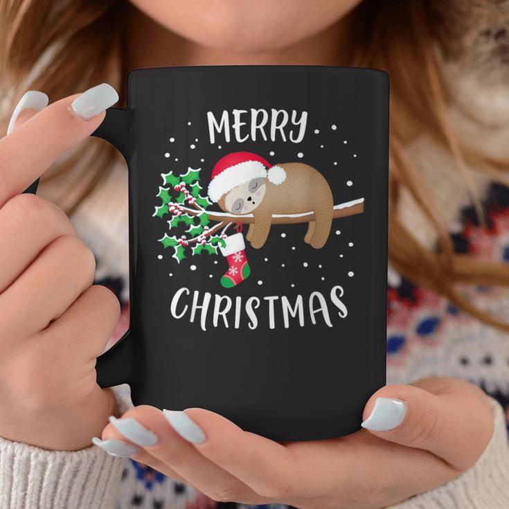 Merry Christmas Sloth Christmas Party Outfit Christmas Tassen Lustige Geschenke