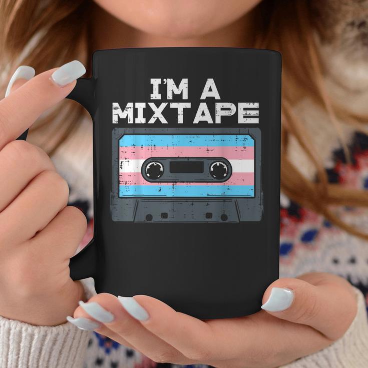 Im A Mixtape Transgender Casette Tape Trans Pride Flag Lgbt Tassen Lustige Geschenke