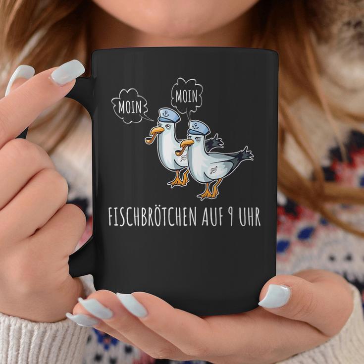 Moin Fish Buns Seagull North German Platgerman Tassen Lustige Geschenke