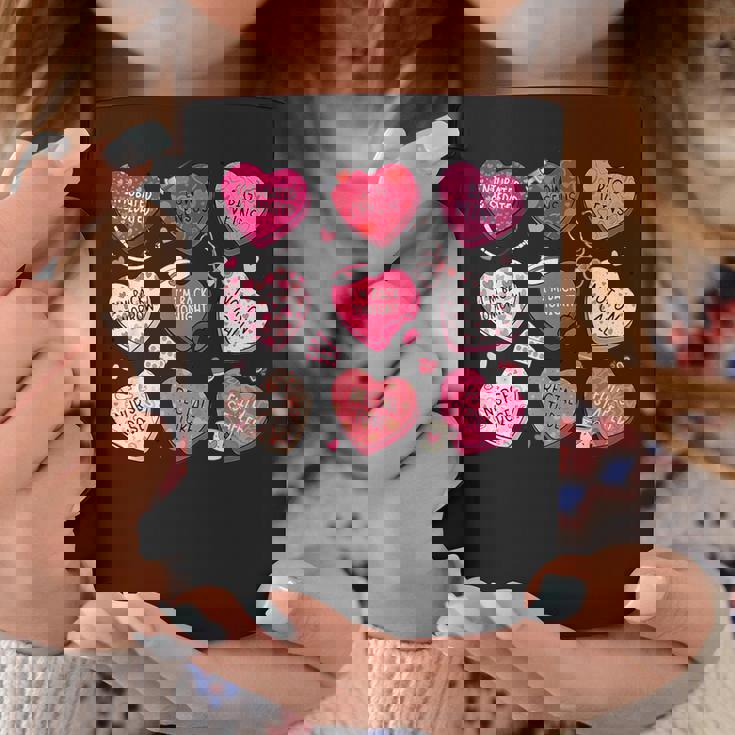 Nurse Valentine's Day Group Conversation Hearts Er Ed Tech Coffee Mug Unique Gifts
