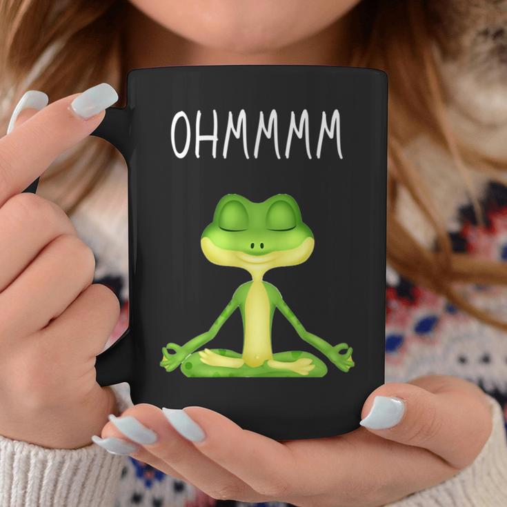 Ohmmmm With Saying Frog Meditation S Tassen Lustige Geschenke