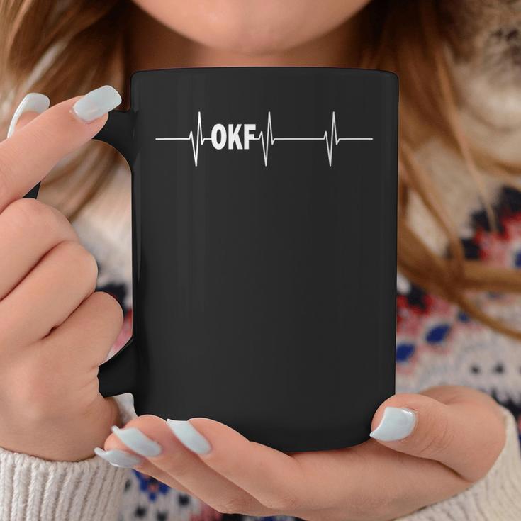 Okf Heartbeat Location Control Tassen Lustige Geschenke