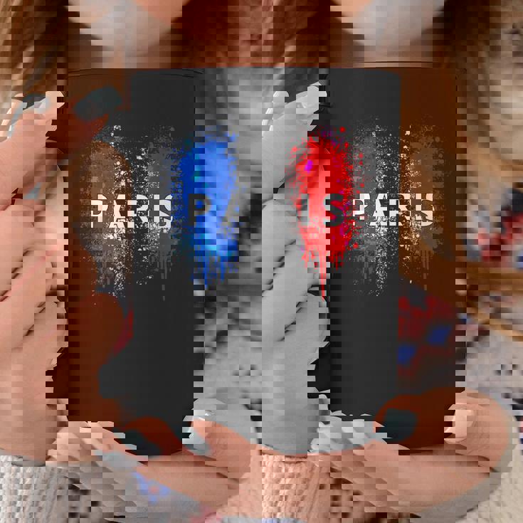 París Francia Bandera Recuerdos Recuerdos París Ciudad Del Amor Francia Taza de café Regalos divertidos
