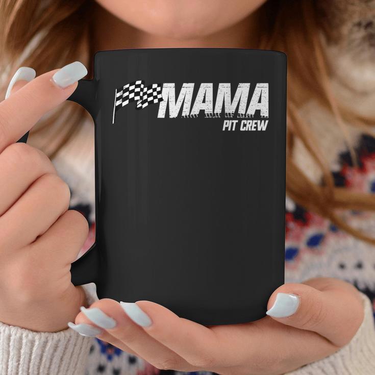 Pit Crew Mama Race Birthday Matching Family Racing Mama Taza de café Regalos divertidos