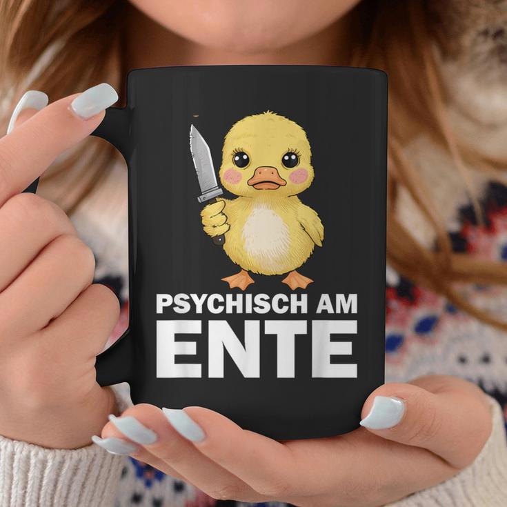 Psychisch Am Ente Crazy Duck Party Tassen Lustige Geschenke