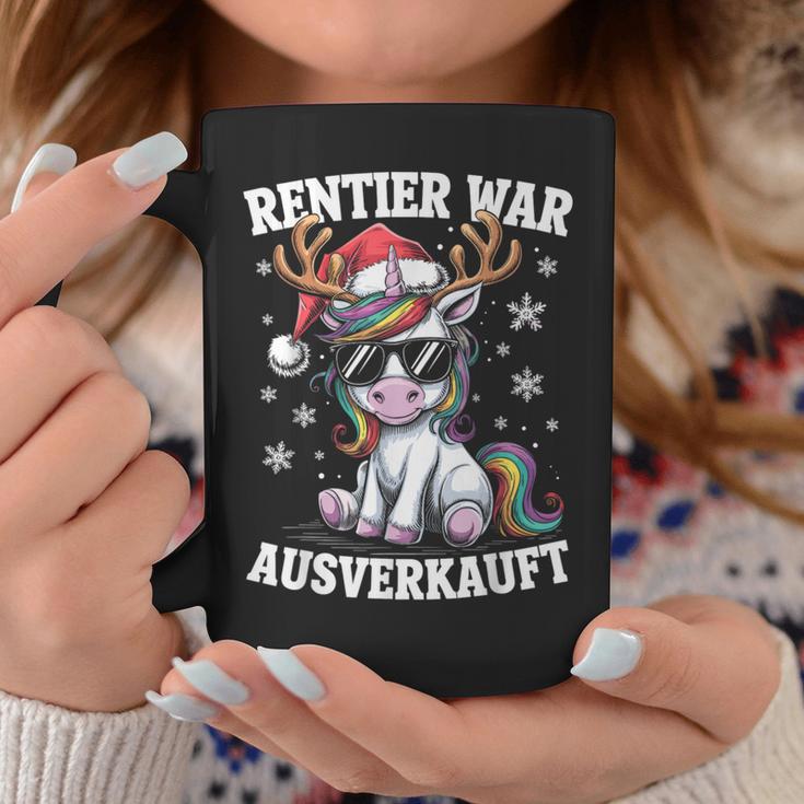 Reindeer Was Ausverkauft Christmas Unicorn Slogan Tassen Lustige Geschenke