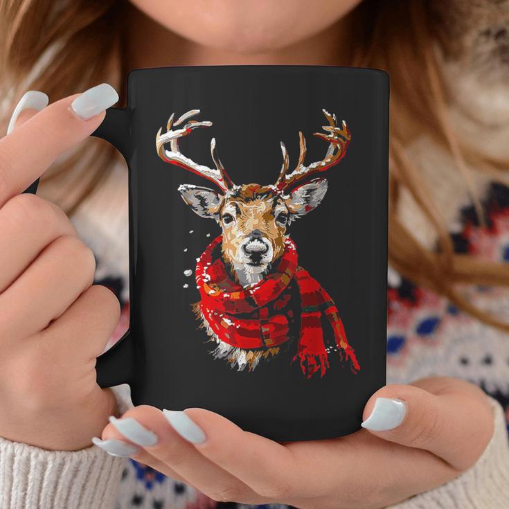 Reindeer Graphic Illustration Reindeer Tassen Lustige Geschenke