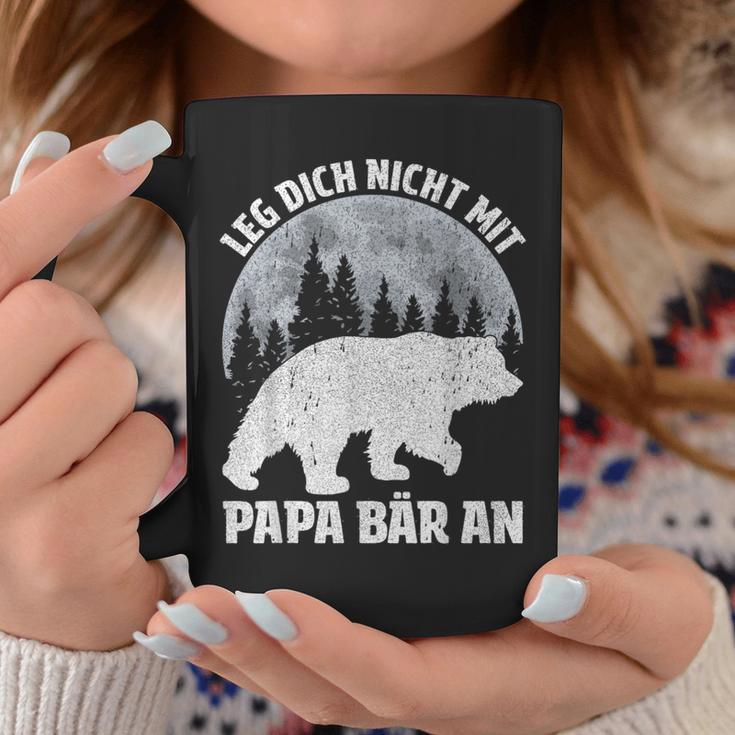 Retro Father Baby Son Daughter Bear Dad Father's Day Father Tassen Lustige Geschenke