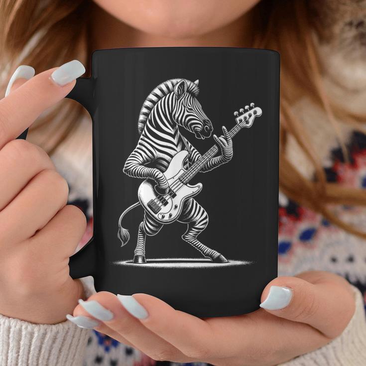 Rock N Roll Zebra Guitar Zebra Print Tassen Lustige Geschenke