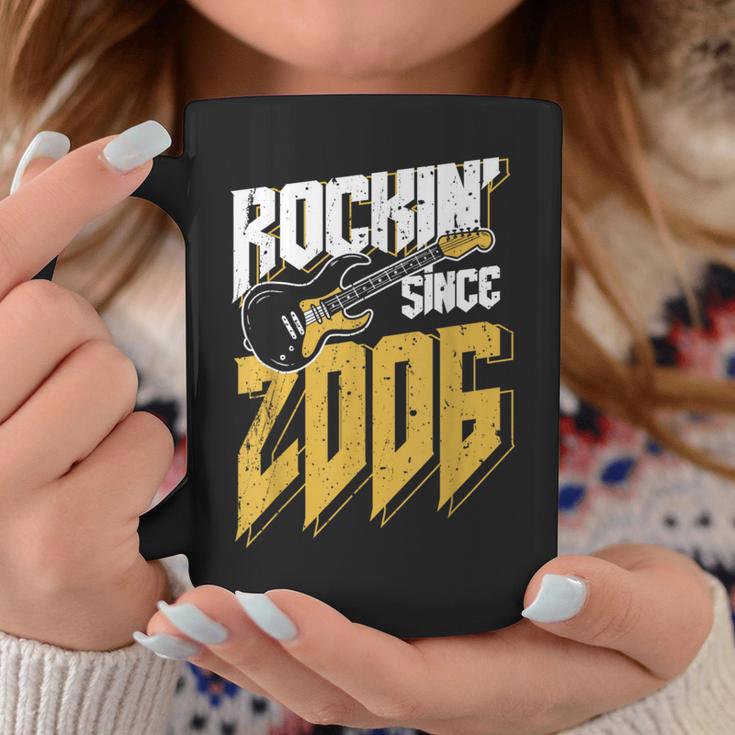 Rockin' Since 2006Intage Rock Music Fan 17Th Birthday Tassen Lustige Geschenke