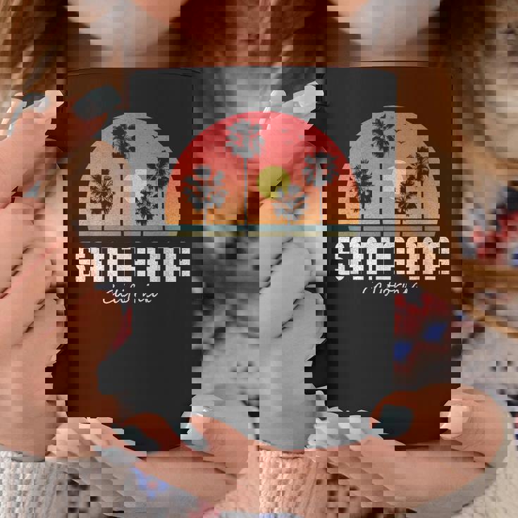 Santa AnaShirt Women Men Kids California Retro Sunset Graphic Print Coffee Mug Unique Gifts