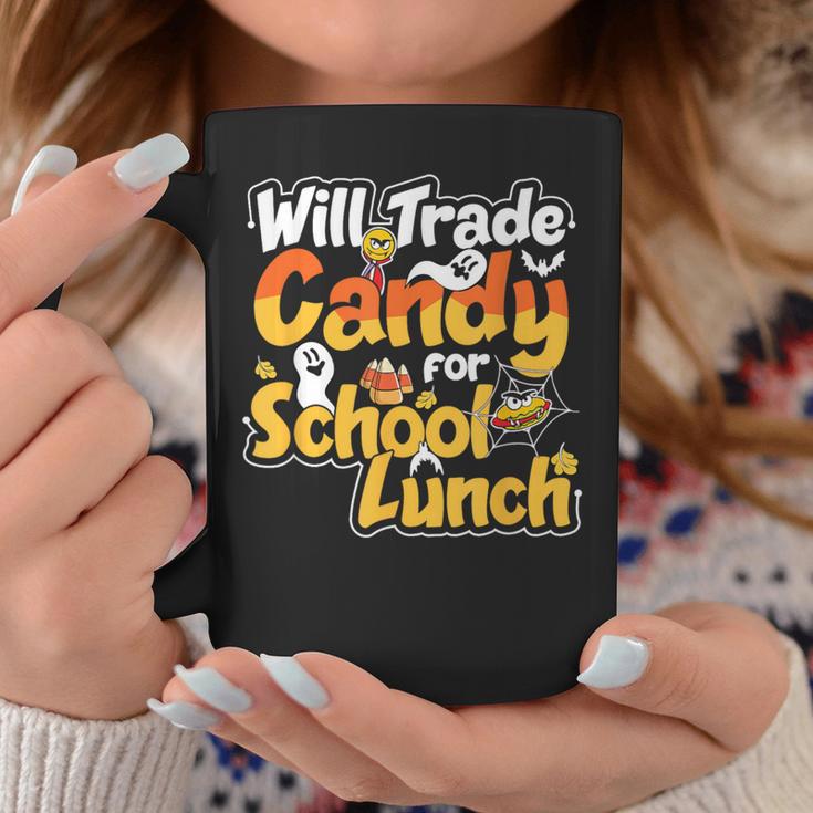Scary Lunch Lady School Cafeteria Halloween Lunch Lady Graphic Print Coffee Mug Unique Gifts