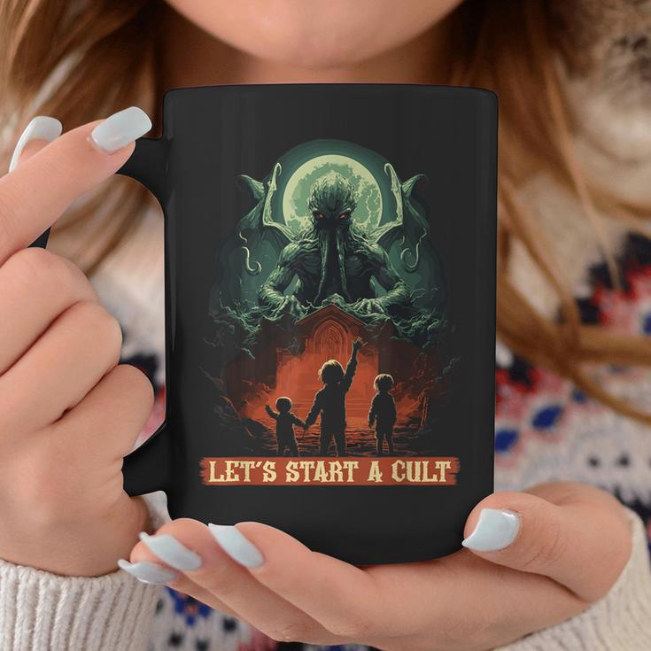 Lets Start A Cultintage Cosmic Horror Cthulhu Cult Tassen Lustige Geschenke