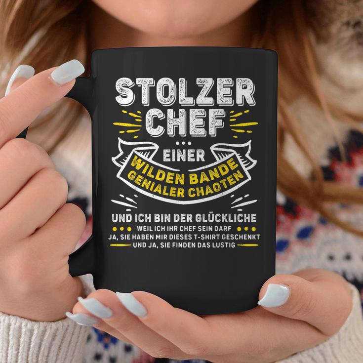 Stolzer Chef Einer Genialen Chaos Gang Saying Tassen Lustige Geschenke