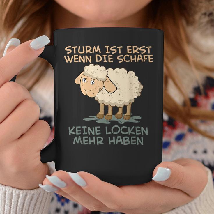 Storm Ist Erst Wenn Die Sheep Keine Locken Mehr Haben Sheep Tassen Lustige Geschenke