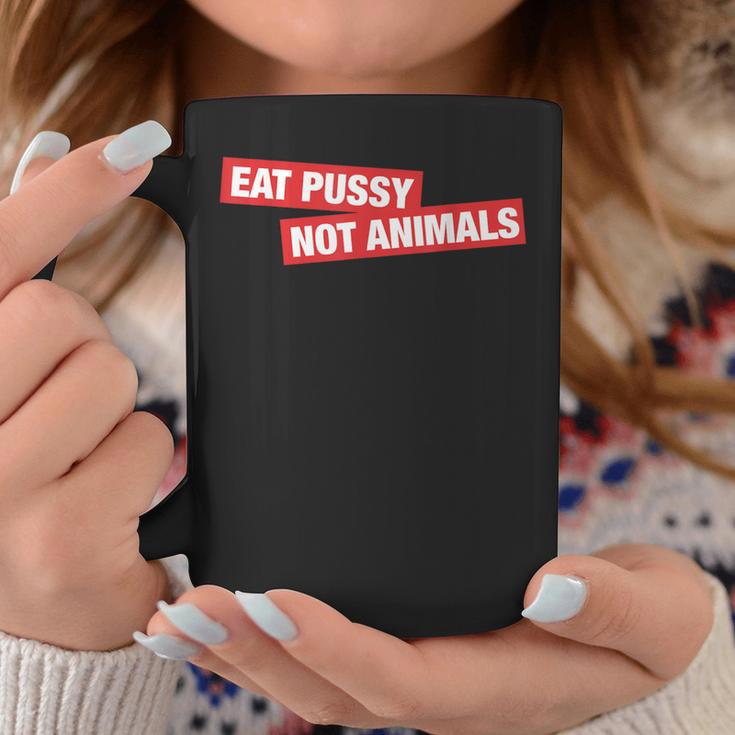 Stylish Eat Pussy Not Animalsegan Tassen Lustige Geschenke