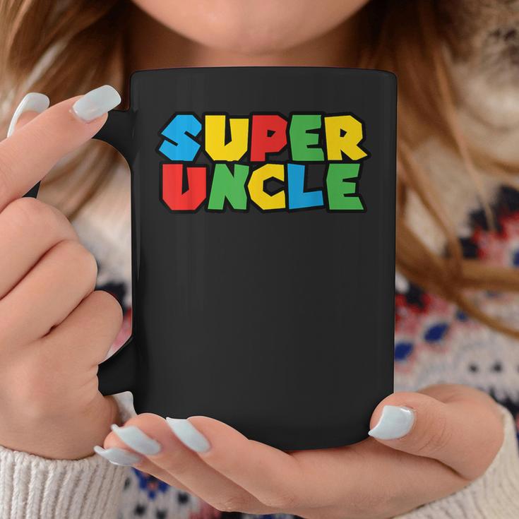 Superhero Uncle From Nephew Or Niece Super Uncle Tassen Lustige Geschenke