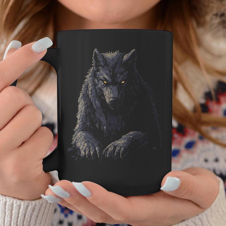 Werewolf Mythical Motif Fantasy Illustration Werewolf Tassen Lustige Geschenke