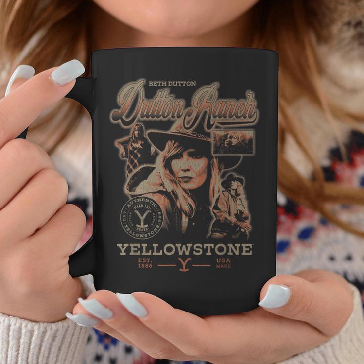 Yellowstone Iconic Beth Dutton Distressed Big Chest Poster Tassen Lustige Geschenke